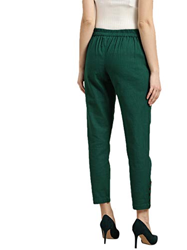 Image of Jaipur Kurti Women's Pleat-Front Regular Pants