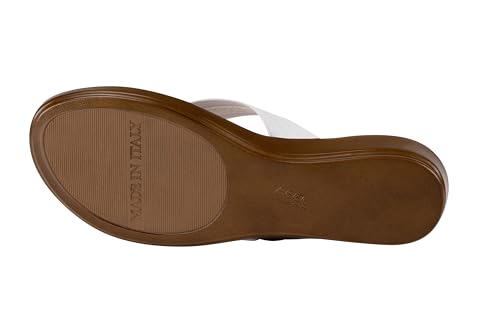 Image of ITALIAN Shoemakers Vale Low Wedge Thong Comfort Sandal for Women