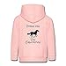 Spreadshirt J'peux Pas J'Ai Équitation Faire du Cheval Idée De Cadeau Veste À Capuche Premium Enfant, 9-11 Ans, Rose Cristal