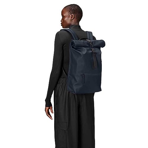 Image of RAINS Rolltop Rucksack - Waterproof Backpack with Chest Strap, Standard