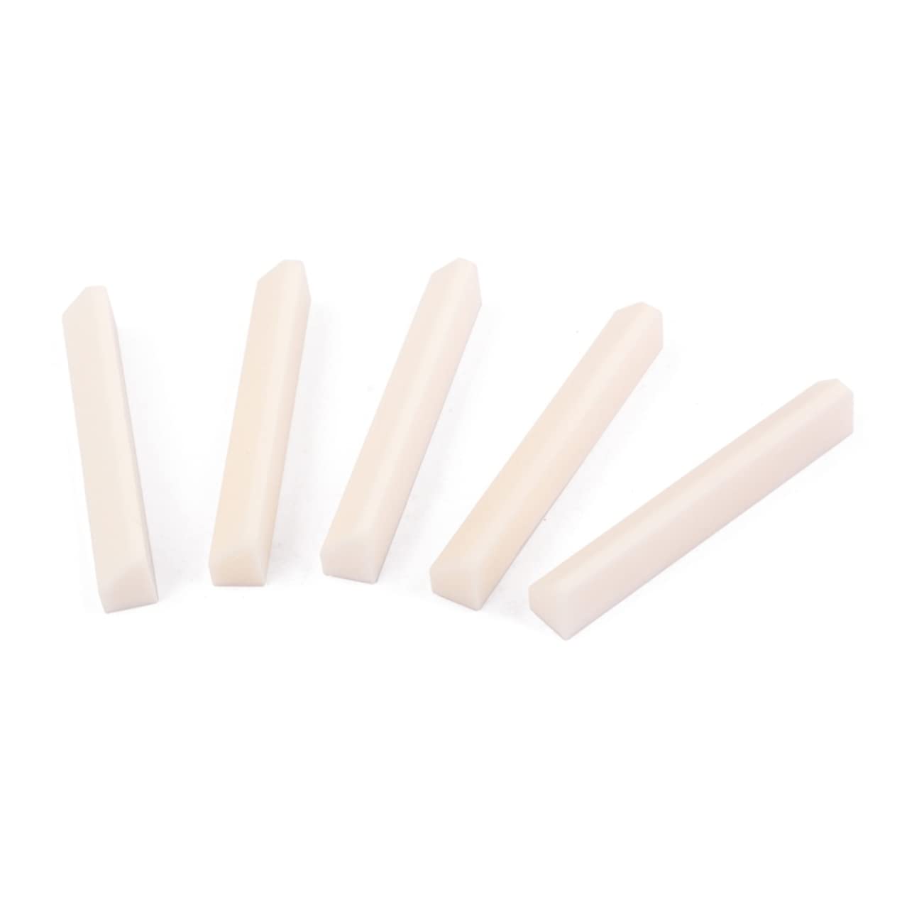 FAVOMOTO Buffalo Bone Guitar Nut Saddle 5pcs Diy Kit Acoustic Guitar Accessory Nut Saddle for Banjo