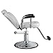 Milano All Purpose Salon Styling Chair in White | Reclining Hydraulic All Purpose Chair with Removable Headrest for Barber, Beauty & Threading | Minerva Beauty
