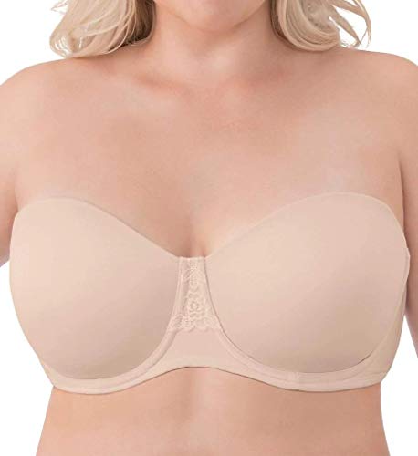 Vanity Fair womens Beauty Back Smoothing Strapless (34b - 44dd) Bra, Rose Beige, 38C US