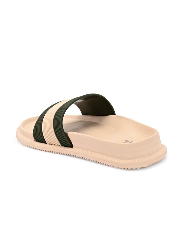 Image of SLIPOVER Flip Flop Slippers for Men (Twin Shade) Stylish|Comfortable|Soft|Lightweight|Anti-Skid|Lab tested|Casual|EVA Slippers|Chappal|Slides