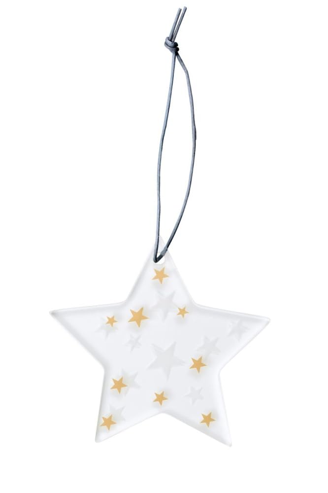 Rder Eisstern Sterne gro - Weihnachtsstern - Glas - Hngend - Weihnachten  : Amazon.de: Kche, Haushalt & Wohnen