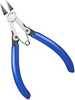 IGAN-330 Wire Flush Cutters, Electronic Model Sprue Wire Clippers, Ultra Sharp and Precision CR-V Side Cutting nippers, Ideal for Clean Cut and Precision Cutting Needs