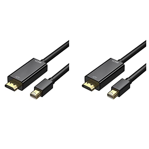 TAMOSH 2X Mini DisplayPort?ケーブル 4K Mini DP? 6フィートのケーブル Air/Pro、Surface Pro/Dock、モニター、プロジェクター用, 750083852