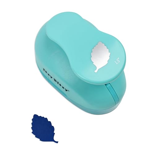 Image of Itsy Bitsy Craft Punch Cutting Size 1.5inch Leaf Shape Cutter for Paper Crafting, Scrapbooking,Card Making,DIY Projects,shapes cutter for craft, cutting machine for craft