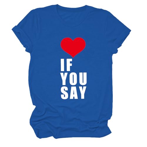 Camisa If You Say Love If You Say, Azul zafiro-1, XXL Camisa If You Say Love If You Say, Azul zafiro-1, XXL