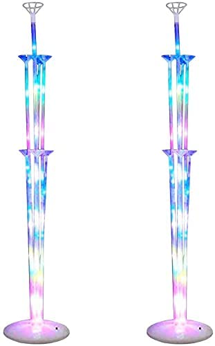 Untumble LED Floor Lamp with Crystal Design, 2-Pack, Color Changing Lights, White Base-image-29