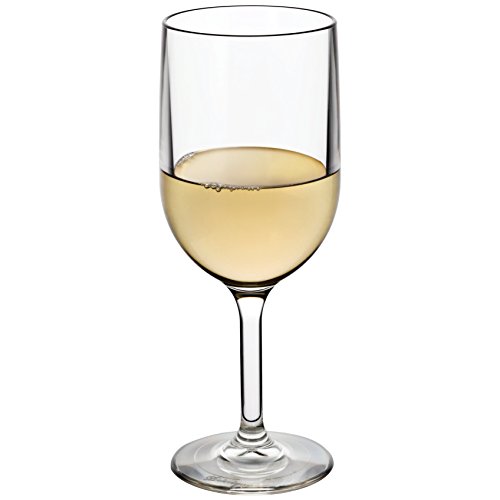 Drinique Unbreakable Stemmed Wine Glasses (Set Of 4) 12Oz Shatterproof, Reusable Tritan Wine Glasses For Red Or White Wine - Clear #TOP24