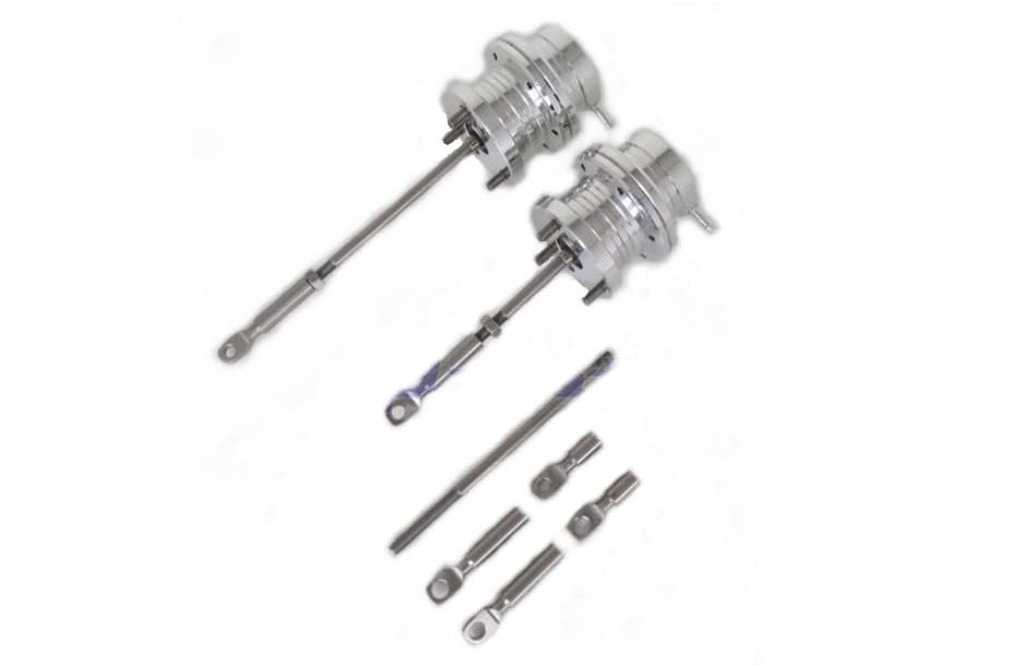 Druckdose Turbolader Twin Turbo SET 2 Druckdosen Wastegate NEU 1010061
