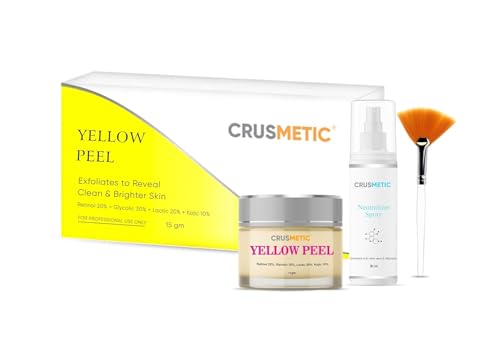 Image of Exfoliating Retinol Yellow peel| Improve Skin Texture | Removes Dead Skin Layer | Improves Skin Colour Tone| Fades Dark Spots| Men & Women| (15gm)