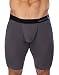 Obviously Essence - Naked – Boxer Brief 9 Inch Leg (Medium, Graphite)