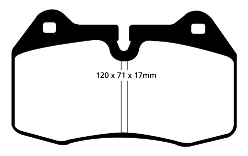 Image of EBC Brakes UD639 Ultimax OEM Replacement Brake pad