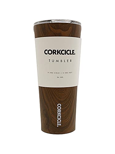 Corkcicle Tumbler Wood Walnut 24 oz