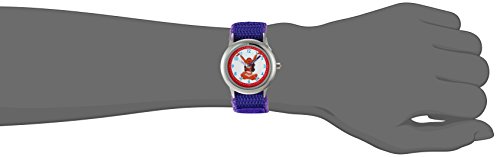 Disney Moana Kids' Stainless Steel Time Teacher Analog Quartz Nylon Strap Watch2