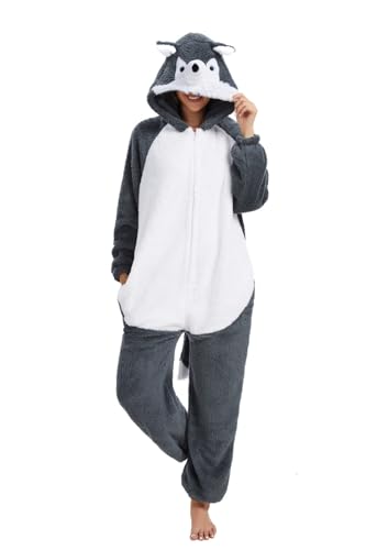 chuangminghangqi Combinaison Pyjama Kigurumi Onesies Unisexe Costume Soirée de Déguisement Vêtement de Nuit Anime Cosplay Halloween Noël Fête pour...