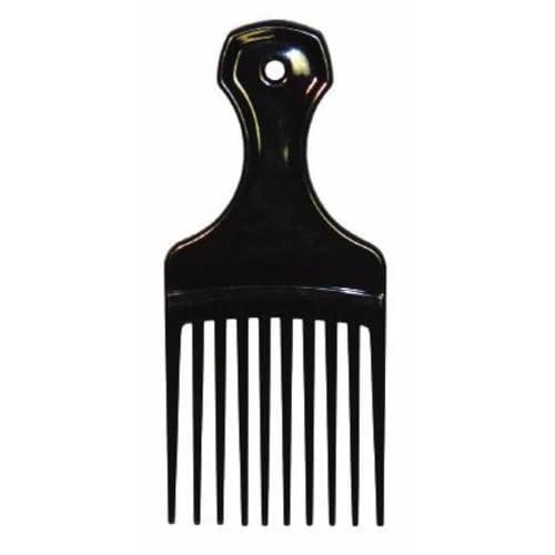 Peine plástico afro 10 púas 5.5" pack 4 miniatura 2