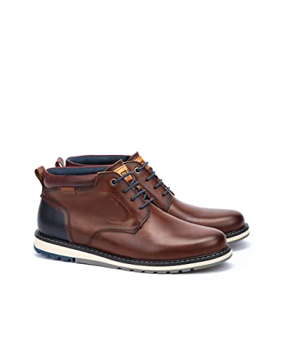 Pikolinos Para Hombre. M8J-8181 Botines De Piel Berna MarróN Claro (46), Plano, Cordones, Casual - 2