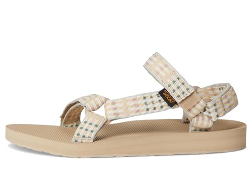 Image of Teva Women's Original Universal Sport Sandal, Modern Check Taupe, 7