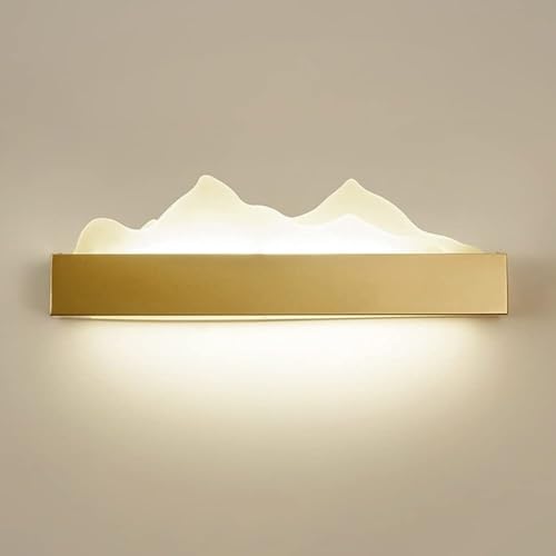 Luz de pared LED MONTA MUNTA DE MUNTA Lámpara de pared Lámpara de pared Modern Creative con picos de montaña Tombra acrílica Decoración interior Iluminación Luz cálida 3000K para sala de estar Room