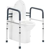 Lianjindun Toilet Safety Rails (350 lb), Adjustable Toilet Frame for Elderly, Seniors, Handicap & Disabled...