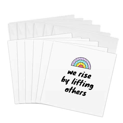 Cartes de vœux We Rise By Lifting Others pour envoyer un message d'espoir unique