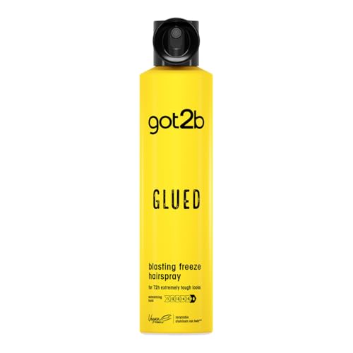 Got2B Glued Blasting Freeze, Laca Fijación Extrema, Amarillo. 300 mililitros