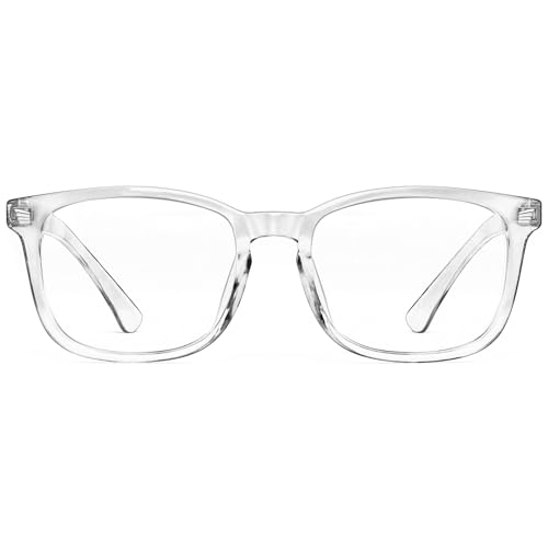 Image of livho Oversized Eyewear Frame for Woman and Men - Rectangle Fashion Glasses for Computer, Chic Preppy Frame