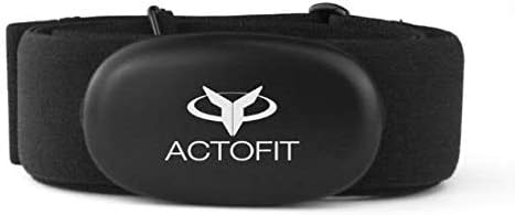 Actofit Heart Rate Monitoring Chest Strap, Bluetooth - Black