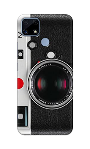 Image of Printed Hard Back Cover Case for Realme Narzo 20 Back Cover (Vintage Camera) -1302