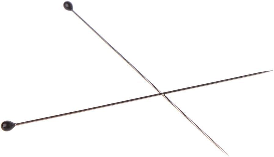 100 Pcs Insect Pins Specimen Pins Stainless Steel with Plastic Box Resin for Head for Entomology Dissection for Butte, Science Education, Insect Pins