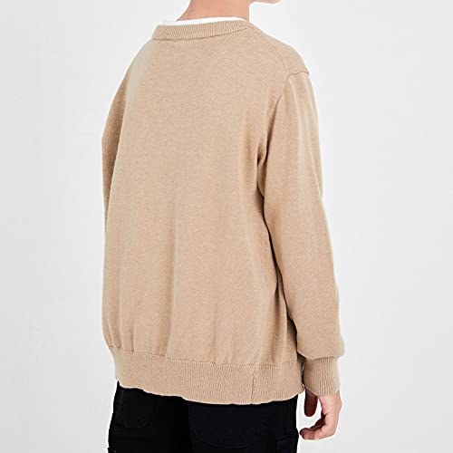 Girls Cardigan Casual Button-up Knit Sweater4