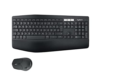 MK850 Kit Tastiera e Mouse, Layout Inglese UK Qwerty, Nero - Tastiera gaming - Immagine 7