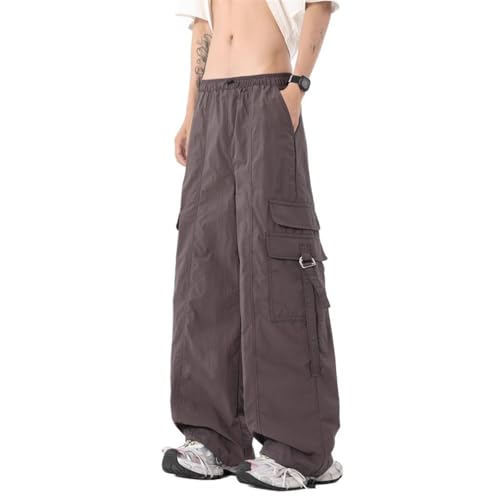 Men's Pants Workwear Ice Silk Straight Leg Lightweight Loose Wide Summer Casual Long Pants for Men3
