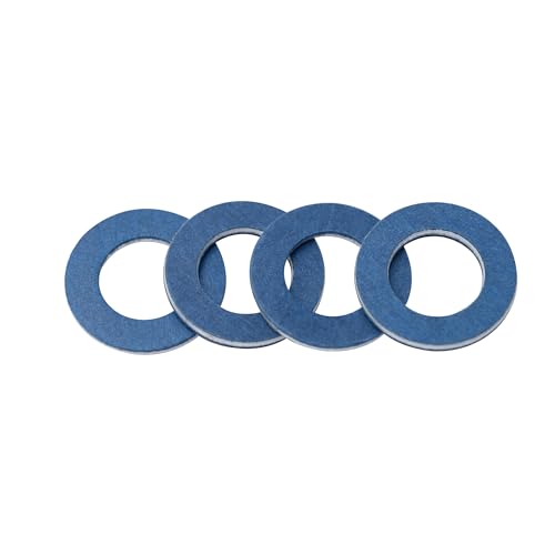 Image of 90430-12031 10 PCS Crush Washer Oil Drain Plug Gasket Crush Washer Compatible with Toyota Lexus Scion Aluminum Oil Drain Plug