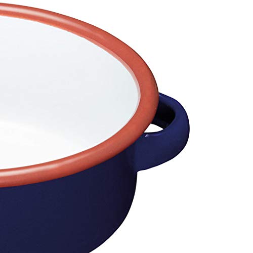 KitchenCraft World of Flavours Emaillen Serveerschaaltjes, Tapasschaaltjes met Dienblad, 11 Centimeter - Meerkleurig, Set van 3 - Image 7