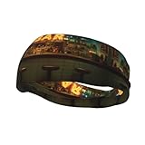 Neat Tavern Sport-Stirnband für leichten Komfort, saugfähig, elastisch, atmungsaktiv, Outdoor-Aktivitäten