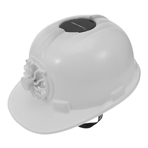 Ventilador solar portátil y protección blanca de plástico resistente