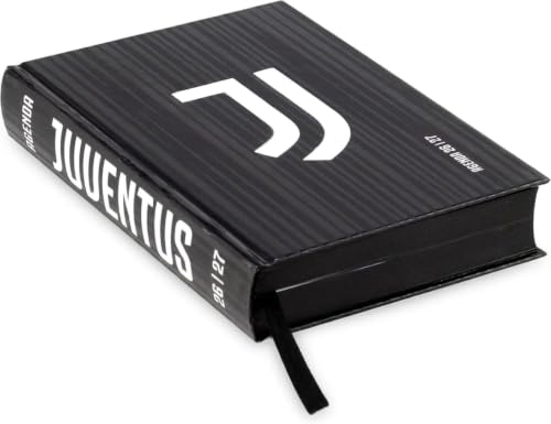 Diario Juventus 2026/2027 escolar formato pocket negro de Seven para clase
