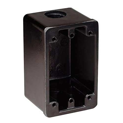 Marinco 6080 Marine FD Box for 15, 20, and 30-Amp Receptacles, and 7420CR Covers (Two 3/4