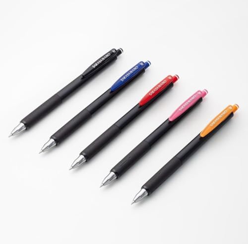 Bolígrafo Zebra Sarasa Nano Gel 0.38mm Extra Fino 5 Colores miniatura 3