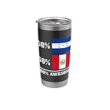 Honduras Peru Peruvian Honduran Flag Pride Heritage Funny Stainless Steel Insulated Tumbler