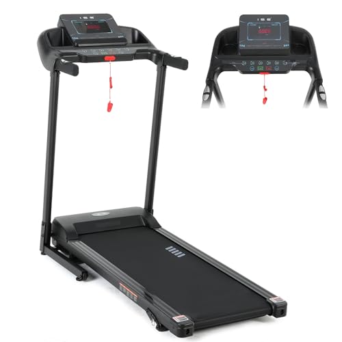 ISE Tapis de Course Pliable Electrique Professionnel, Tapis Roulant Electrique Moteur2,0 HP, Vitesse...