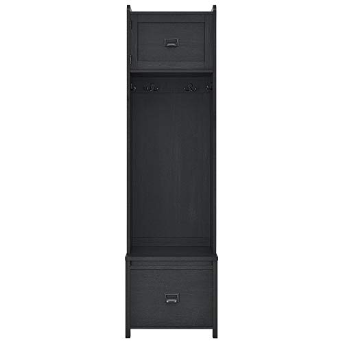 Ameriwood Home Farmington Entryway Storage Cabinet, Black Oak #TOP3