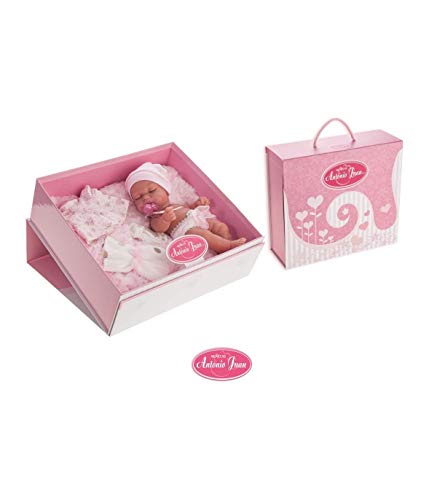 Muñecas Antonio Juan 4073 Maleta Luni Niña, Multicolor