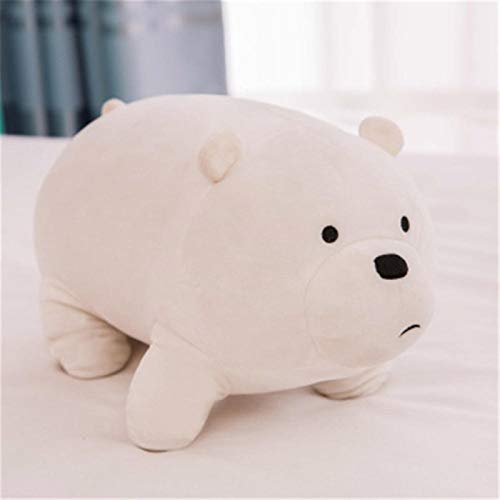 Lztly Stitch Plush Kawaii We Bare Bears Plush Toy Cartoon Bear Stuffed Grizzly Gray White Bear Panda Doll Kids Love Birthday Gift Cute Stuffed Animal (Color : White Bear 30cm)