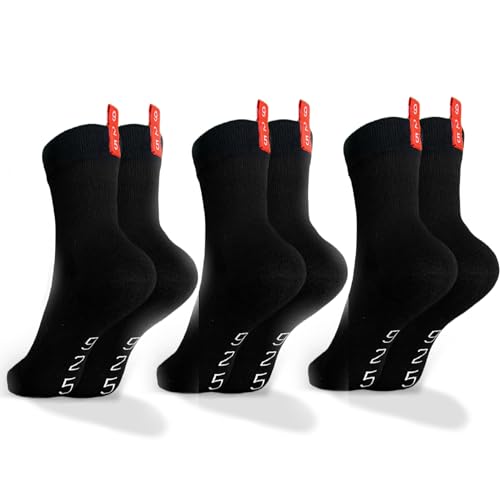 Calcetines deportivos de algodón con compresión acolchada unisex en tallas desde la 3 a la 12