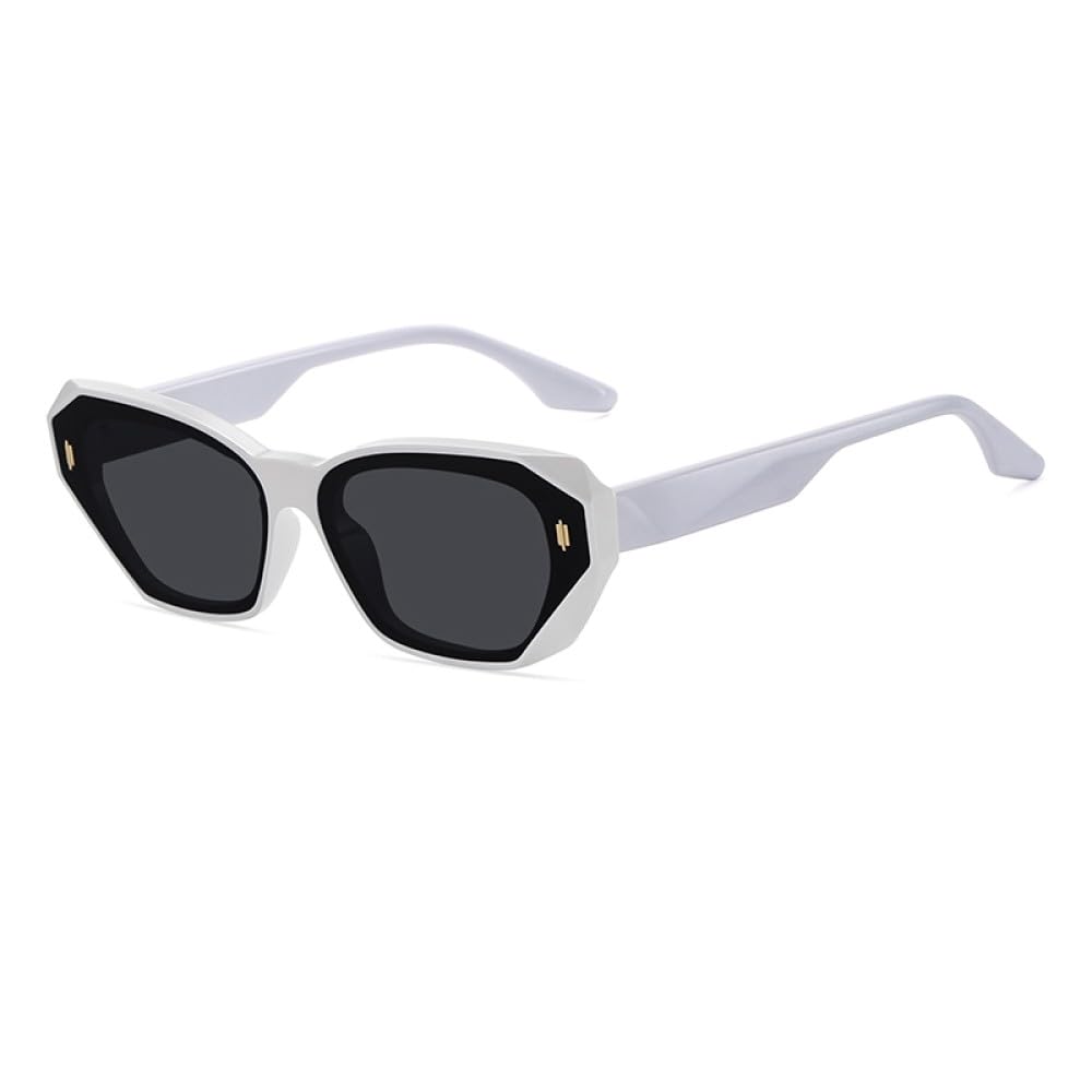 Gafas de sol tipo ojo de gato para mujer, gafas de sol polarizadas UV400, gafas irregulares con montura, gafas de viaje para playa